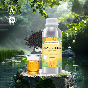 Aceite de semilla de comino negro orgánico | <span class=keywords><strong>Kalonji</strong></span> <span class=keywords><strong>Oil</strong></span> - 100% Pure Natural Nigella Sativa Seed Prensado en frío | Precio al por mayor, a granel 1kg - Product Image 1
