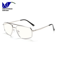 Lunettes optiques métalliques personnalisées OEM taille 55-18-149, anti-lumière bleue, pour adultes unisexes, service d'échantillons rapide