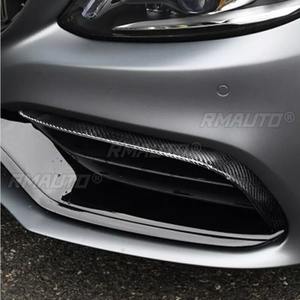 Kit carrosserie pour Benz W205 S205 C63S, véritable fibre de carbone, spoiler avant, cache d'admission d'air, pare-chocs, cache de feux antibrouillard, accessoires de voiture - Product Image 3