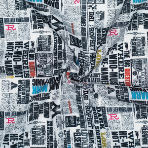 Tela estampada de rayón personalizada de primera calidad, perfecta para vestidos, blusas elegantes y ropa informal moderna con el logotipo de su marca - Product Image 1