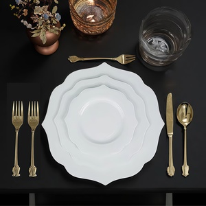 Biểu Tượng Tùy Chỉnh Ý Phong Cách Pháp Tấm Cánh Hoa Cho Đám Cưới, Khách Sạn Cao Cấp Xương Trung Quốc Sò Sò Hoa Sạc Tấm - Product Image 3