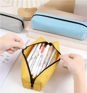 Simple Solid Color Large Capacity Custom Pencil Case - Product Image 2
