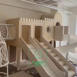 Premium Modern Indoor Playground Soft Play Equipment Set for Kids Commercial Children's Playground with Slide and Ball Pool - Product Image 3