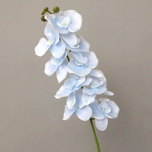 Ramo de rosas de imitación azul marino, decoración de fiesta nupcial, flores de seda de peonía azul Premium para ramos de boda de lujo - Product Image 6