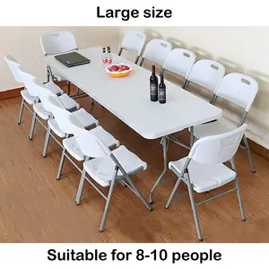 Wholesale Commercial Metal Folding Chair High Top Plastic Table For Wedding And Party Plastic Tables And Chairs