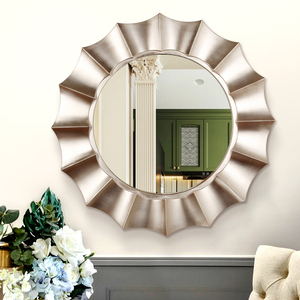 <span class=keywords><strong>Grand</strong></span> <span class=keywords><strong>miroir</strong></span> décoratif <span class=keywords><strong>vintage</strong></span>, décoration murale, <span class=keywords><strong>miroir</strong></span> <span class=keywords><strong>rond</strong></span> orné, <span class=keywords><strong>miroir</strong></span> d'appoint - Product Image 1