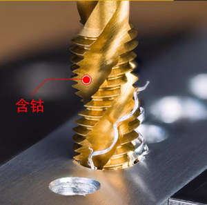 Machos de roscar HSSE con revestimiento de titanio M2 M2.5 M3 M4 M5 M6 M7 M8 M9 M10 M12 M14 M16 M18 M20 <span class=keywords><strong>M22</strong></span> - Product Image 4