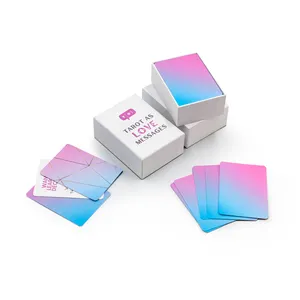 Carte oracle personalizzate all'ingrosso mazzi di affermazione della carta da gioco stampa personalizzata carta dei tarocchi