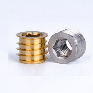<span class=keywords><strong>Insert</strong></span> fileté hexagonal en acier inoxydable SUS304 pour meubles, écrou d'insertion métrique <span class=keywords><strong>M6</strong></span> M8 M10 pour <span class=keywords><strong>bois</strong></span> dur, MDF et contreplaqué - Product Image 3