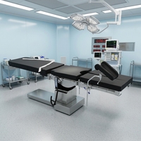 Table de chirurgie orthopédique électrique pour salle d'opération, en fibre de carbone, compatible avec les rayons X