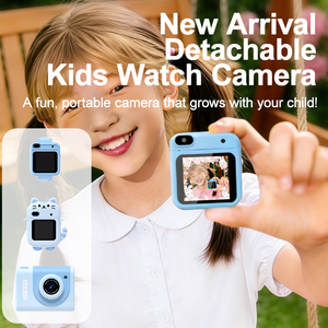Set Orologio Fotocamera Mini Cartoon 3-in-1 con 180 Funzioni °   Scatola Regalo Raffinata con Lente Rotante e Touchscreen per Bambini, Vendita all'Ingrosso dalla Fabbrica - Product Image 2