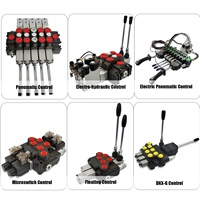 Hy-waloil DCV60 Series Loader Joystick mono-lock hydraulique directionnel électrique sectionnel télécommande Valve