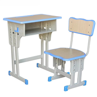 Bureaux d'école portables modernes et robustes pour enfants, pour salle de classe, avec siège individuel, bureau et chaise pour étudiants