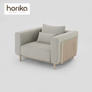 Set di Divani da <span class=keywords><strong>Esterno</strong></span> di <span class=keywords><strong>Design</strong></span> Nordico Moderno e Lussuoso con Cuscini per Patio, Hotel, Giardino, Villa e Resort - Product Image 3