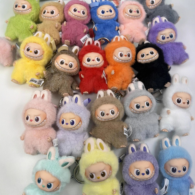 Authentic for Labubu V4 Blind Box New Arrival 10cm PVC & Resin Craftsmanship Collectible Cute Plush Toy Unique Design