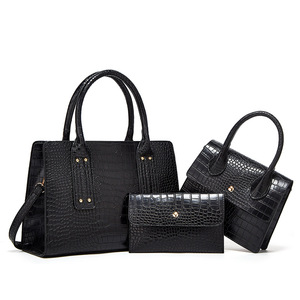 ¡Novedad <span class=keywords><strong>de</strong></span> 2024! Bolso cruzado con textura <span class=keywords><strong>de</strong></span> cocodrilo para mujer, bolso <span class=keywords><strong>de</strong></span> hombro <span class=keywords><strong>de</strong></span> tres <span class=keywords><strong>piezas</strong></span> en relieve, <span class=keywords><strong>dos</strong></span> asas, abalorios informales <span class=keywords><strong>de</strong></span> poliéster - Product Image 1