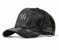 Casquette de baseball en jersey respirant/imperméable brodée sur mesure, style streetwear latino, effet délavé vintage, camouflage gothique démoniaque