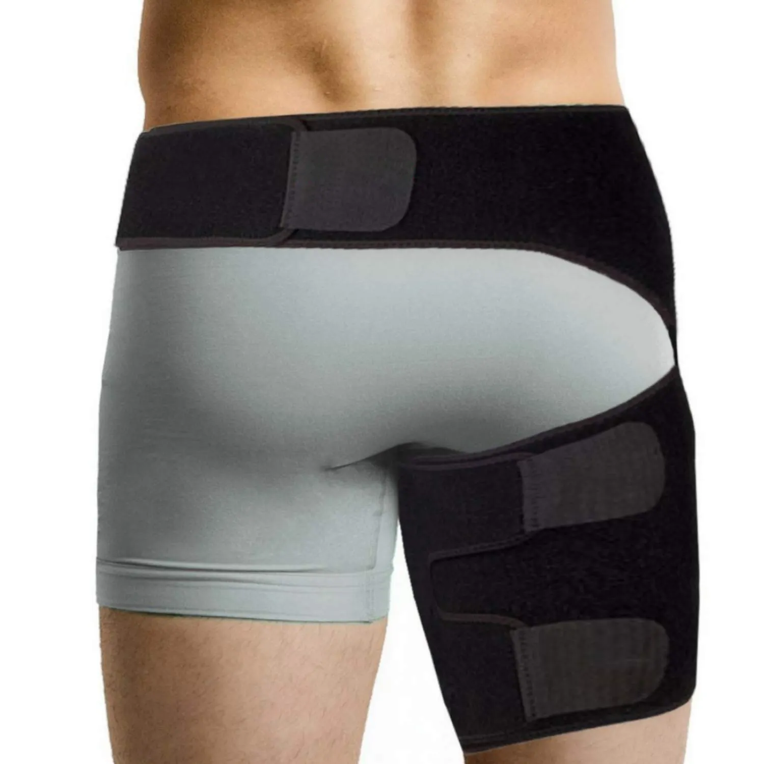 Adjustable Neoprene Brace Compression Groin Thigh Sleeve Hip Support