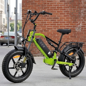 Nuevo Diseño de Bicicleta Eléctrica Híbrida de Aluminio de 20 Pulgadas con Neumáticos Gruesos, 48V20AH, Doble Suspensión - Product Image 3