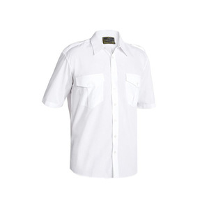 Camisas de <span class=keywords><strong>piloto</strong></span> para hombre Uniformes DE TRABAJO Camisas de vestir charreteras de manga larga - Product Image 3