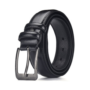 Gran oferta, Cinturón de piel de vaca para hombre, hebilla de aleación de alta calidad, cinturones de cuero genuino con Pin Bulcke - Product Image 5