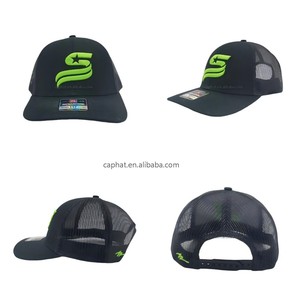 Parche de cuero bordado personalizado Richardson 112, gorra de camionero, gorra Snapback en blanco de malla, gorra de béisbol de red lisa, gorras deportivas para papá - Product Image 2