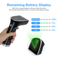 Escáner de Código de Barras Inalámbrico y Alámbrico YHDAA Resistente con CMOS 2D, Lector de Códigos de Pago con Plataforma USB Alámbrica para Android