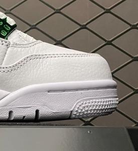 Zapatos de Baloncesto Retro de Diseño de Lujo 2026, de Primera Calidad, Inspirados en el Color Blanco y Verde, con Estampados de Animales en Cuero Genuino para Hombre - Product Image 4