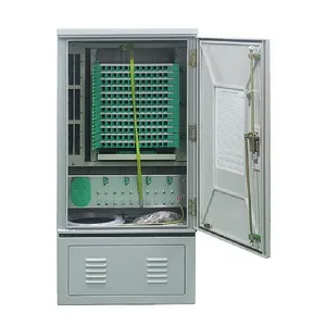 288 Core 288F Outdoor Fiber Optical Cable Distribution Frame Cabinet FTTX For LGX Box And ABS Type Splitter