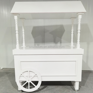 <span class=keywords><strong>Chariot</strong></span> de présentation de bonbons en <span class=keywords><strong>bois</strong></span> personnalisé pour fête, pour la décoration de gâteaux de mariage et de bonbons - Product Image 4