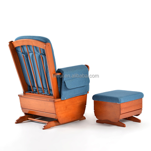 Fauteuil à bascule pour allaitement et maternité avec repose-pieds - Product Image 5