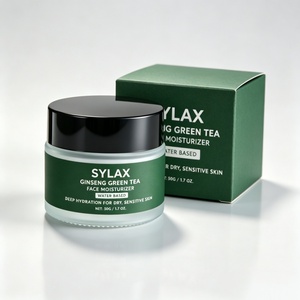 <span class=keywords><strong>Crema</strong></span> Hidratante Facial a Base de Agua con Ácido Hialurónico para Piel Seca/Sensible, <span class=keywords><strong>Crema</strong></span> Antienvejecimiento Orgánica con <span class=keywords><strong>Aloe</strong></span> <span class=keywords><strong>Vera</strong></span>, Té Verde y Ginseng - Product Image 1