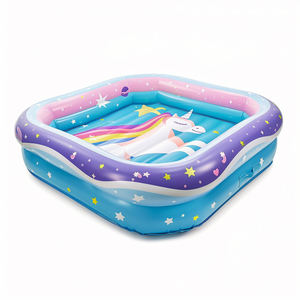 สระว่ายน้ำพีวีซีเป่าลมพร้อมธีมยูนิคอร์นแบบกำหนดเองสำหรับครอบครัวอุปกรณ์สระว่ายน้ำสำหรับเด็กทารก - Product Image 1