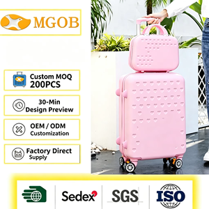 <span class=keywords><strong>Valigia</strong></span> Rigida da Viaggio per Bambini Trolley Bagaglio a Mano Borsa da Trasporto con Valigetta - Product Image 1