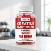 Gummies de créatine monohydrate OEM/ODM pour la croissance musculaire, la force et la récupération – Complément pour le développement musculaire chez l'adulte