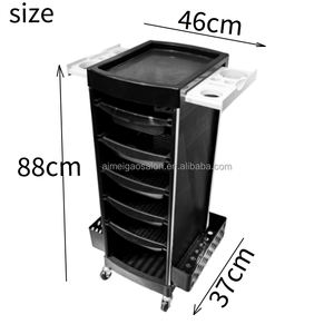 Salon de coiffure 5 tiroirs chariot de salon roulant chariot de salon de coiffure chariots de beauté de spa facial - Product Image 6