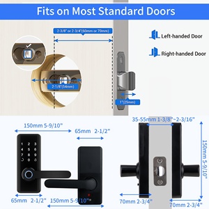 Newekey thông minh khóa và TT khóa bàn phím USB điện tử nhà cái nhìn ID người xem từ xa chuông cửa 7 cách khóa thông minh - Product Image 3