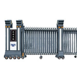 ประตูเลื่อนอัตโนมัติอลูมิเนียมอัลลอยด์ Enke พร้อมมอเตอร์ไฟฟ้า AC 220V สำหรับโรงเรียนและโรงงานอุตสาหกรรม ทำจากสแตนเลส - Product Image 1