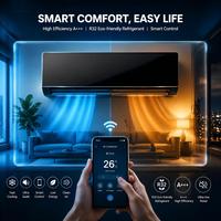 R32 A+++ 18000BTU Inverter AC Split Dinding DC Listrik dengan WiFi & Mode ECO untuk Hotel, Hunian & Penggunaan Luar Ruangan