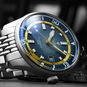 CADISEN C8244 Automatic Mechanical Stainless Steel <b>Watch</b> for Men 10 Bar Water Resistant Diver's <b>Watch</b> Luminous Hands Japan - Product Image 3