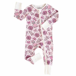 Pyjama bébé en bambou imprimé <span class=keywords><strong>nuage</strong></span> personnalisé, pyjama bébé doux à manches longues, combinaison de sommeil 2 pièces, pyjama pour enfant, pyjama en gros - Product Image 4