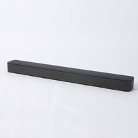 Barre de son en bois Etistar avec subwoofer sans fil 120W RMS 2.1 canaux, télécommande pour contrôle via application, pour home cinéma et téléviseur, OEM