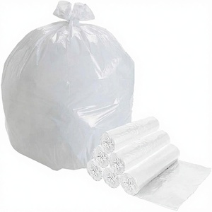 Sacs poubelles en HDPE vierge naturel 40x46 pouces 40-50 gallons pour déchets extérieurs - Product Image 3