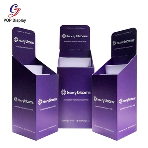 Tùy chỉnh siêu thị Dump thùng sản phẩm hiển thị các tông carton Pop Up shipper hộp hiển thị sóng giấy bán lẻ hiển thị bin - Product Image 2
