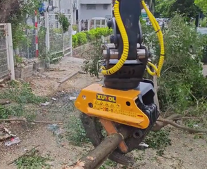 Maquinaria forestal para paisajismo y poda de ramas de árboles, sierra de agarre para excavadora, accesorio para tala, cizalla hidráulica para árboles - Product Image 4