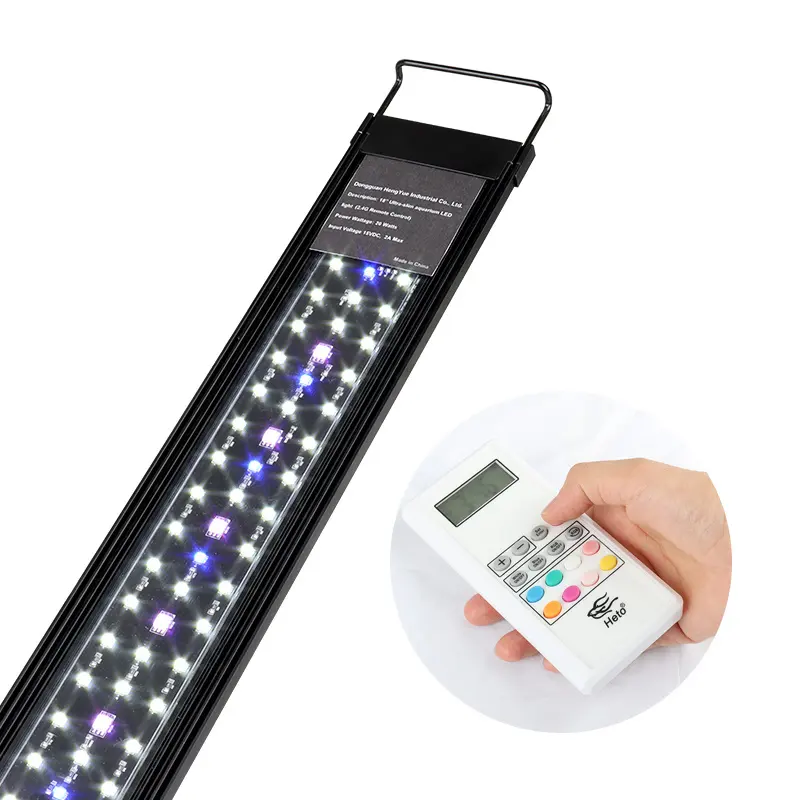 Aquarium LED đèn 12V 20 Wát trồng Fish Tank ánh sáng cho nước ngọt với điều khiển từ xa đèn hồ cá cho thực vật sống Tank