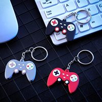 Porte-clés manette de jeu en PVC mignon, personnalisé avec impression UV, nouveau style, pour hommes et garçons, vente en gros