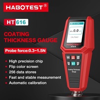 HT616 HABOTEST Testeur d'épaisseur de revêtement numérique rechargeable haute précision avec protection IP65 pour voiture, garantie 1 an