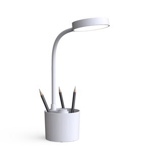 <span class=keywords><strong>Lampe</strong></span> de table d'étude avec interrupteur marche/arrêt <span class=keywords><strong>LED</strong></span> <span class=keywords><strong>Lampe</strong></span> de bureau avec tasse à crayons et support pour téléphone portable - Product Image 4