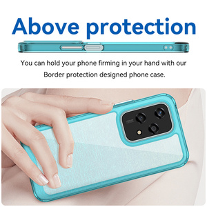 Étui <span class=keywords><strong>de</strong></span> téléphone en acrylique transparent + TPU antichoc, protection à 360 degrés pour <span class=keywords><strong>Honor</strong></span> 200 Pro/200 Lite/200 - Product Image 4